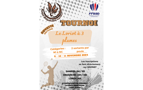 Le loriot à 3 plumes
